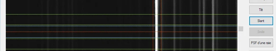 Lire la suite à propos de l’article Traitement des spectres UVEX 300 traits/mm Caméra CMOS (ASI183MM)