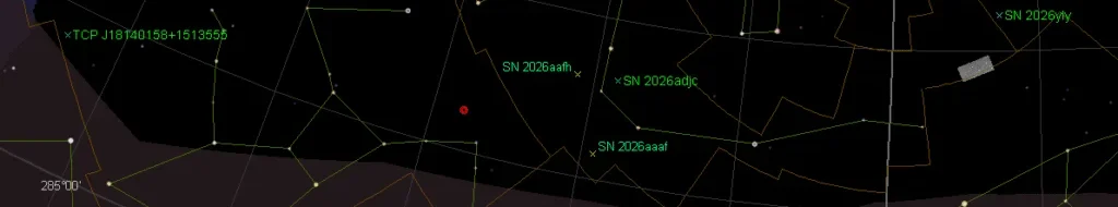 Lire la suite à propos de l’article Liste d&rsquo;observation RAPAS (AstroColibri )  pour Carte Du Ciel