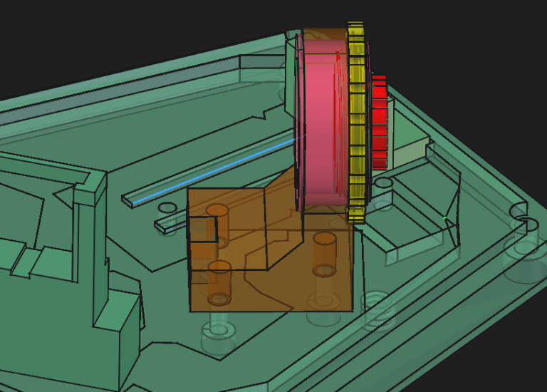 02- Installer le support de M1 sur la base.