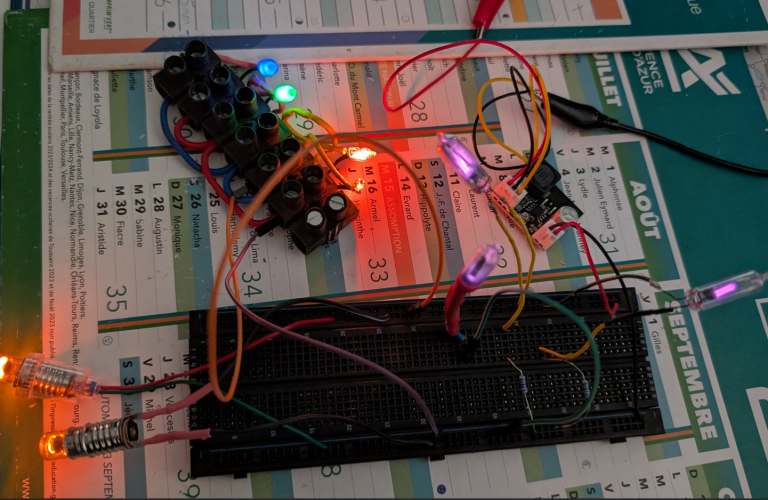 Test multi lampe de l'alimentation Nixie.